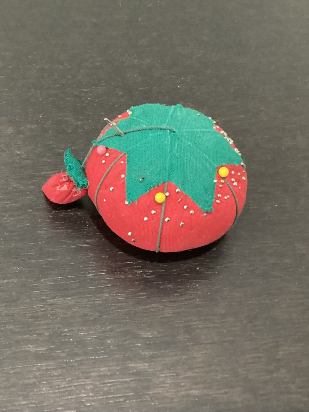 Vtg. Tomato and Strawberry 1970s filled/stuffed with either sawdust or sand